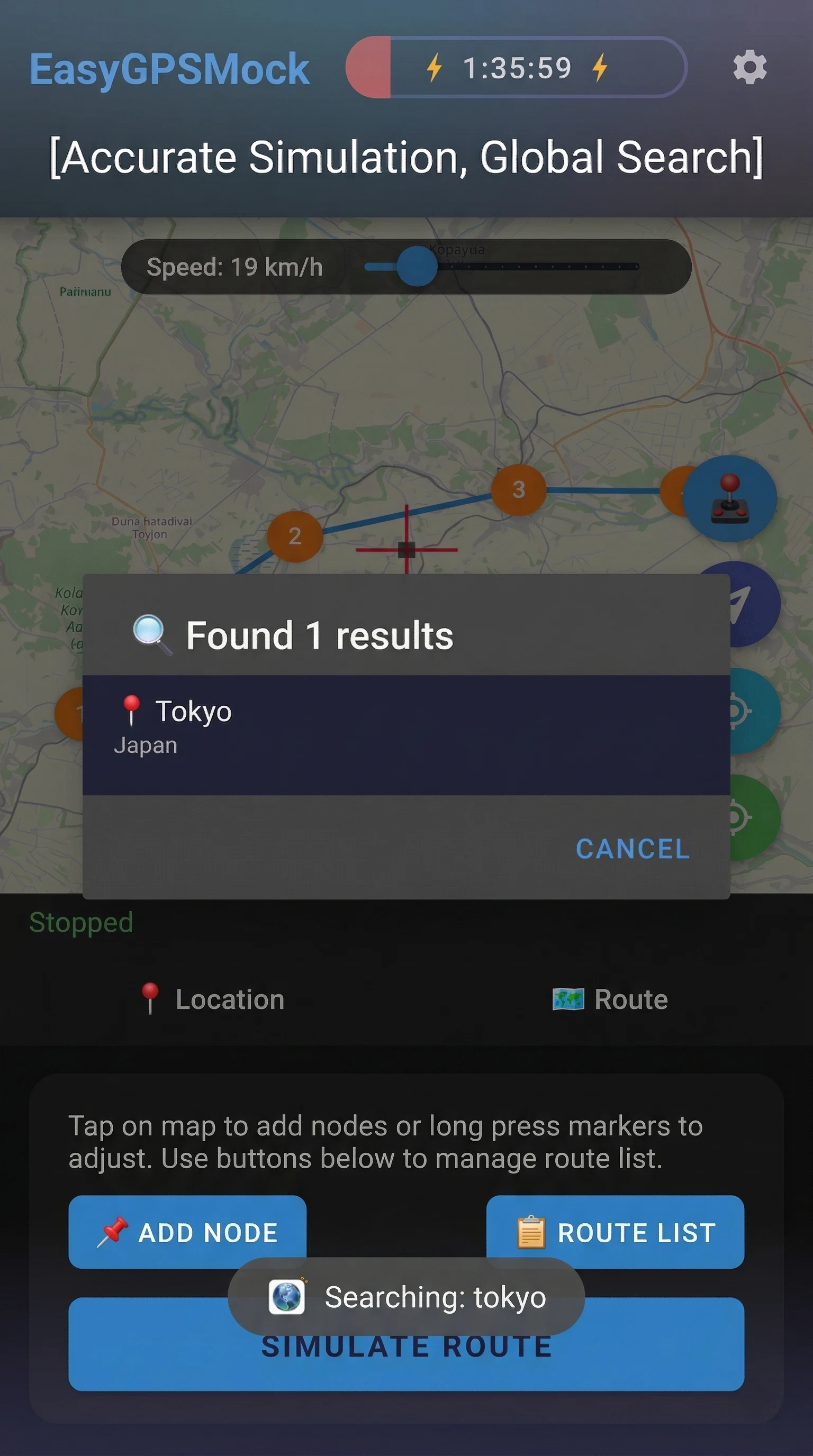 Easy GPS Mock : Fake GPS screenshot