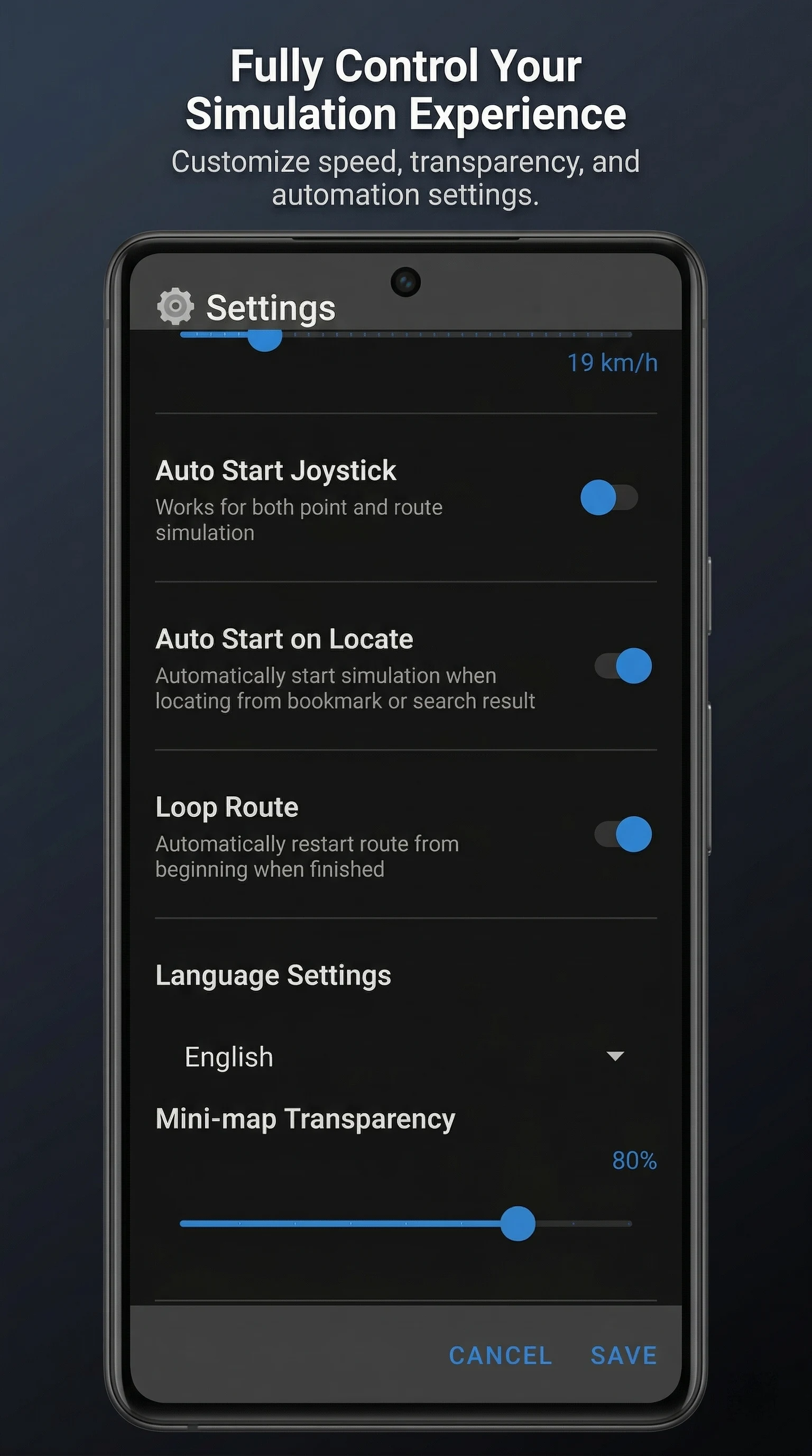Easy GPS Mock : Fake GPS screenshot